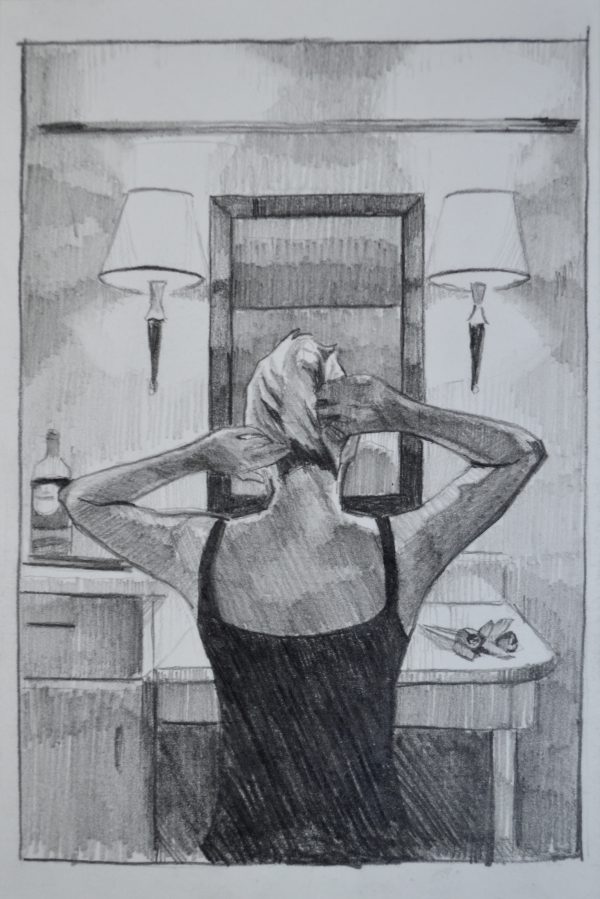 Glimmer Before the Gala (Drawing) - Image 2