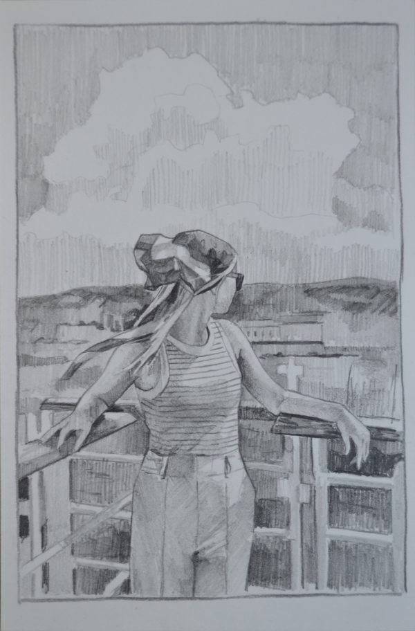 Sailing into Blue Skies (Drawing) - Image 2